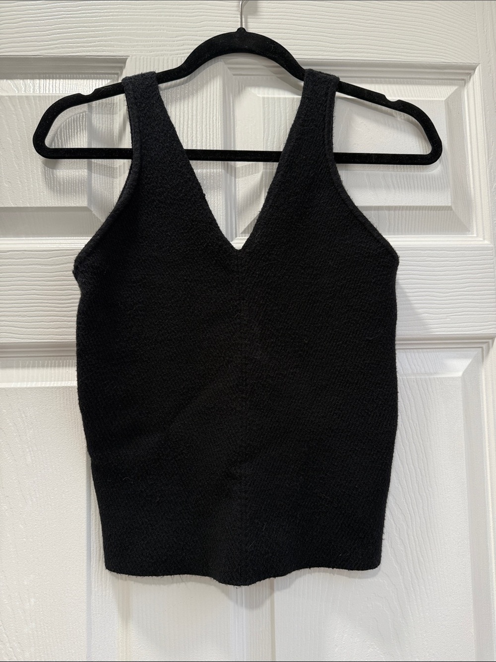 Abercrombie and Fitch Ottoman V-Neck Knit Tank Top